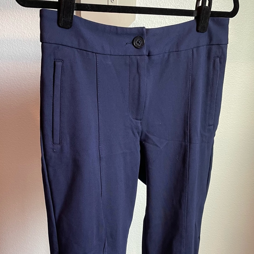 Navy beta brand cigarette pants
